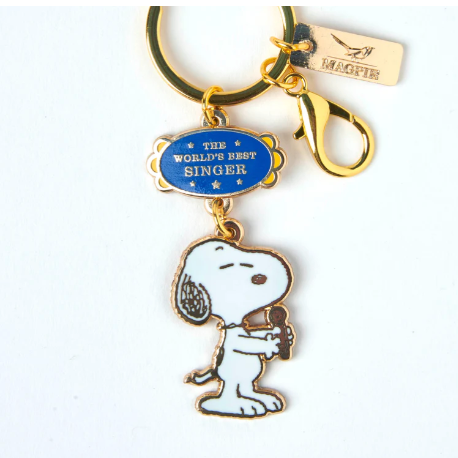 Peanuts World's Best Keyring - Singer