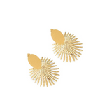 Splayed Drop Earring - Gold