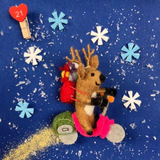 Comet the Reindeer Felt Hanging Decoration