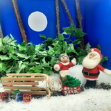 Round Santa Felt Hanging Decoration