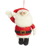 Round Santa Felt Hanging Decoration