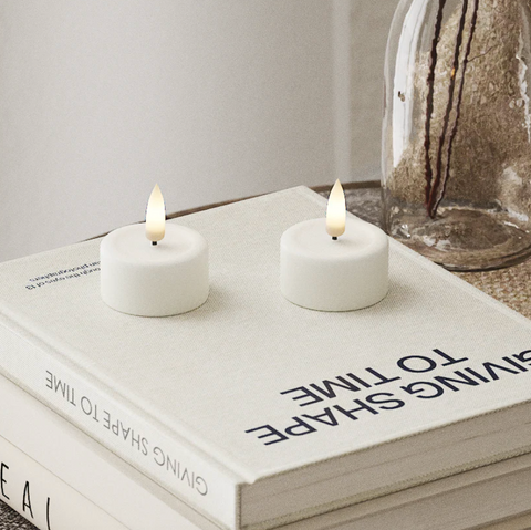 Cream Flameless LED Tealight Candles