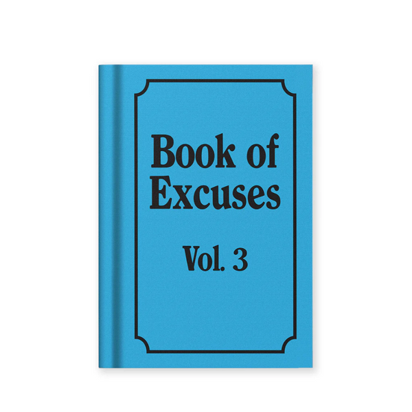 Book of Excuses - Mini Notebook