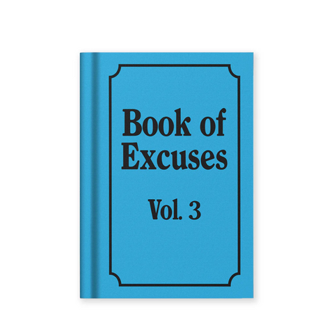 Book of Excuses - Mini Notebook