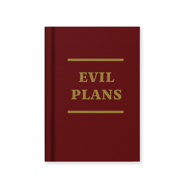 Evil Plans - Mini Notebook