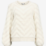 Object Knitted Pullover - White Sand