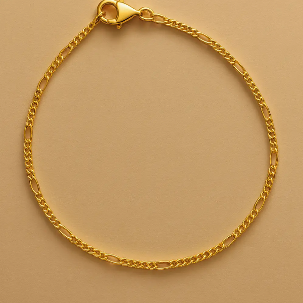 Gold Lunar Dainty Chain Bracelet