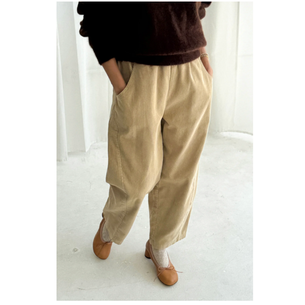 Le Bon Shoppe Corduroy Arc Pants - Khaki