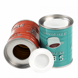 Tin Salt and Pepper Shakers - Sel & Poiv