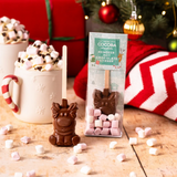 Reindeer Hot Chocolate Stirrer with Marshmallows