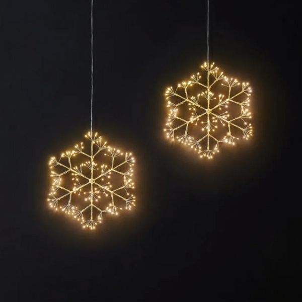 LED 288 Hanging Snowflake Light - Large