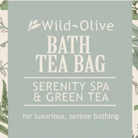 Bath Tea Bag - Serenity Spa & Green Tea