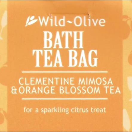Bath Tea Bag - Clementine Mimosa & Orange Blossom Tea