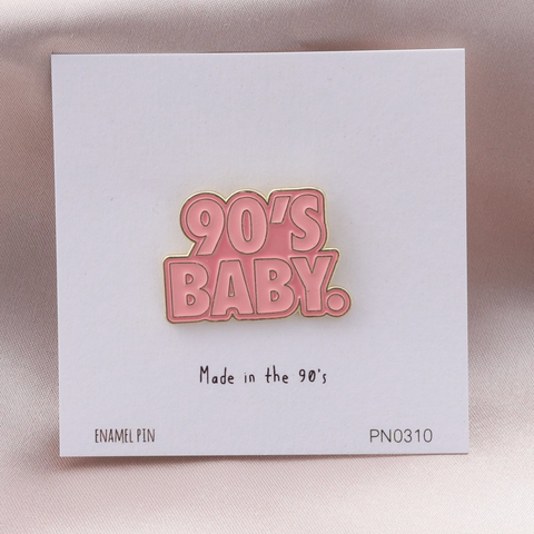 Attic Creations '90's Baby' Enamel Pin