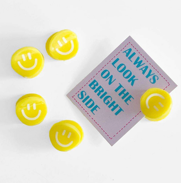 Noi Hairclip Smiley Mini Yellow