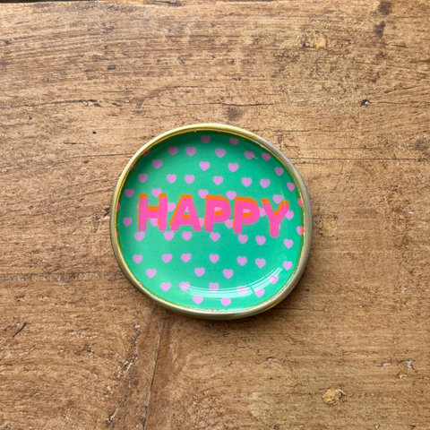 Noi - Trinket Dish Happy - Mint