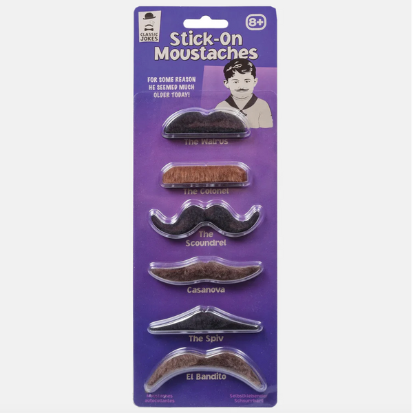 Stick-On Moustaches