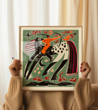 Enikő Eged - Cowgirl Ponytail Framed Print