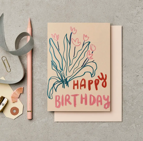 Birthday Tulips Card