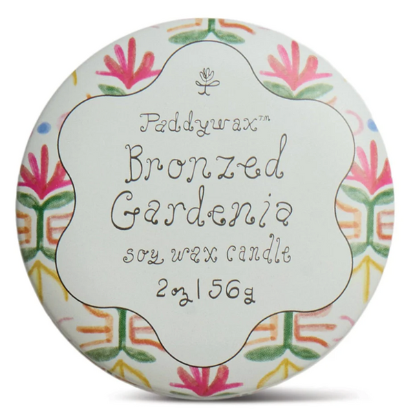 Paddywax Tulip Printed Tin Candle