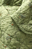 Ib Laursen Quilt Green With Flower Vines
