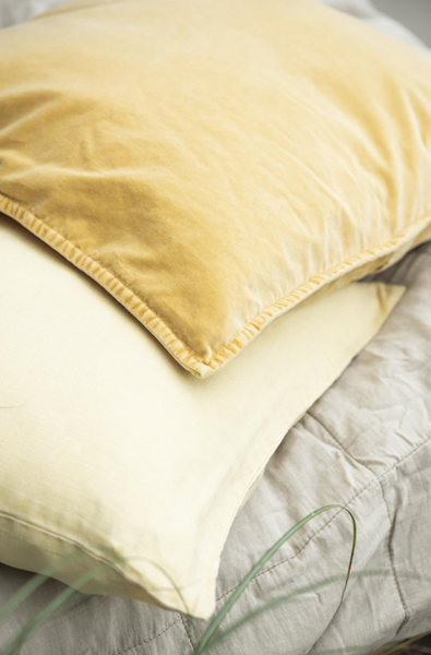 Ib Laursen Cushion - Lemon Velvet