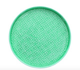 Round enamel trinket tray - Green