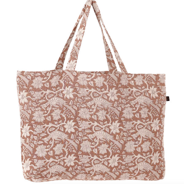 Haomy Jaipur Cabas Bag - Mocha