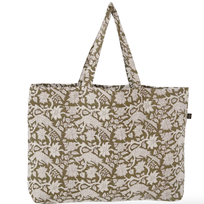Haomy Jaipur Cabas Bag - Khaki