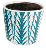Large Old Style Dutch Pot - Teal