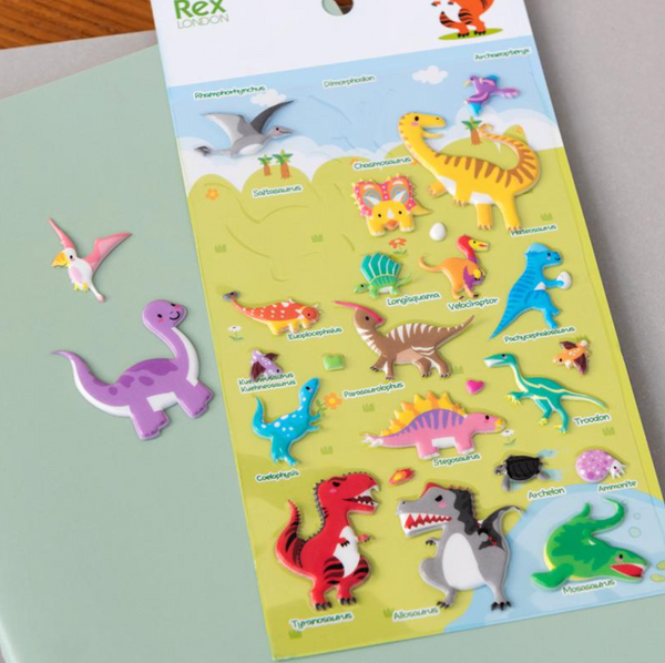 3D Puffy Stickers - Dinosaurs