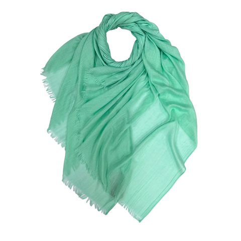 Mint Classic Cotton Blend Plain Scarf 