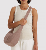 Baggu Medium Nylon Crescent Bag - Toasted Almond