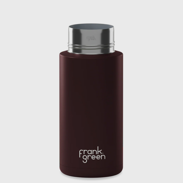 Frank Green Ceramic Reusable Bottle - Chocolate (355ml)