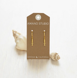 Amano Studio Tiny Fish Huggie Hoop Earrings