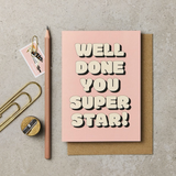 Katie Leamon Bubble Well Done You Superstar Card