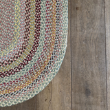 The Braided Rug Company Pampas Oval Jute Rug - 92x152cm