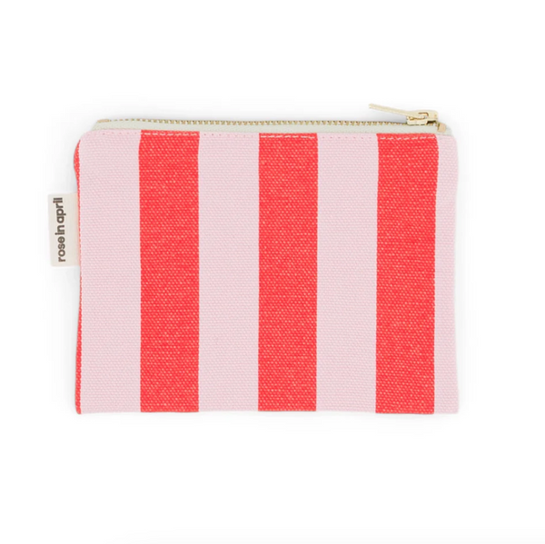 Rose in April Marie Purse Stripes Tomato/Candypink