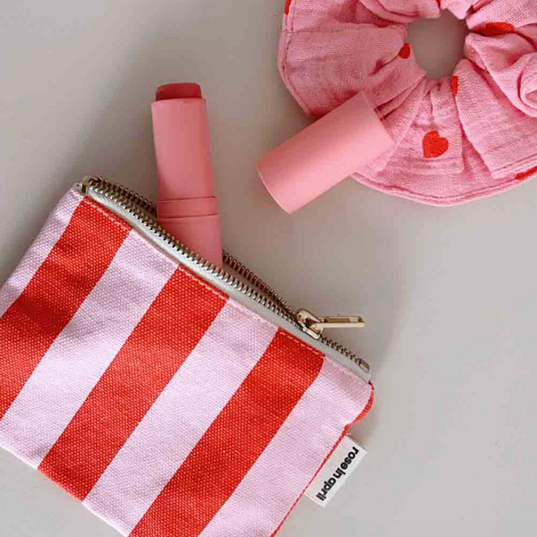 Rose in April Marie Purse Stripes Tomato/Candypink