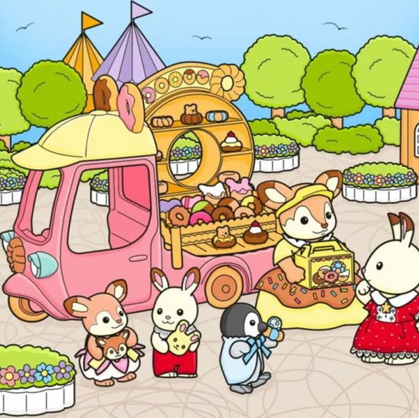 Cosy Adventures Sylvanian Families Colouring Book