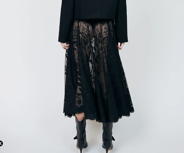 Lolly's Laundry Collins Midi Skirt - Black