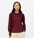Object Laila Top - Wine