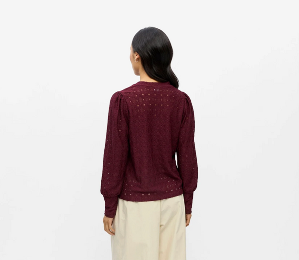 Object Laila Top - Wine