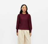 Object Laila Top - Wine