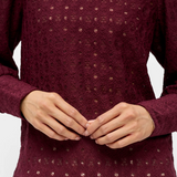 Object Laila Top - Wine
