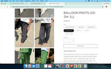 Le Bon Shoppe Balloon Pants - Dark Slate