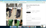 Le Bon Shoppe Balloon Pants - Dark Slate