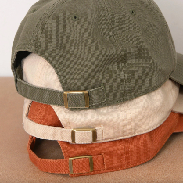 'Bakery Tourist' Cotton Baseball Cap - Olive