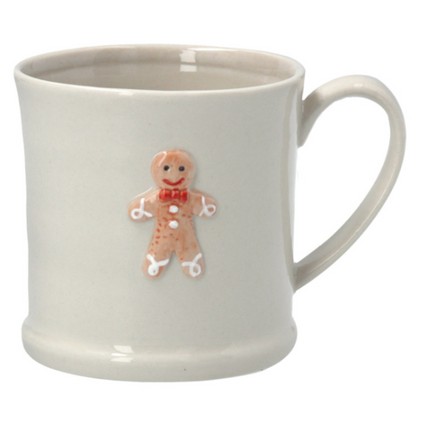 Gisela Graham Stoneware Mini Mug - Gingerbread Man