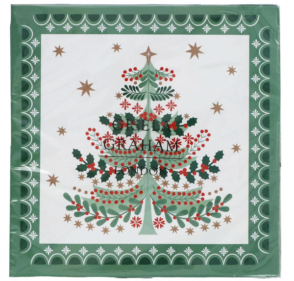 Gisela Graham Christmas Alpine Napkins